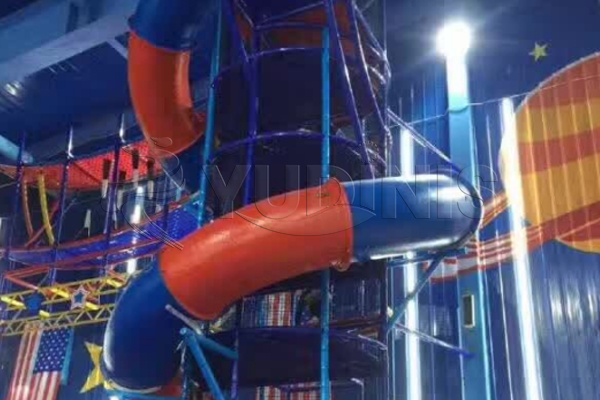 Rotary slide of the jungle gym soft play for sale