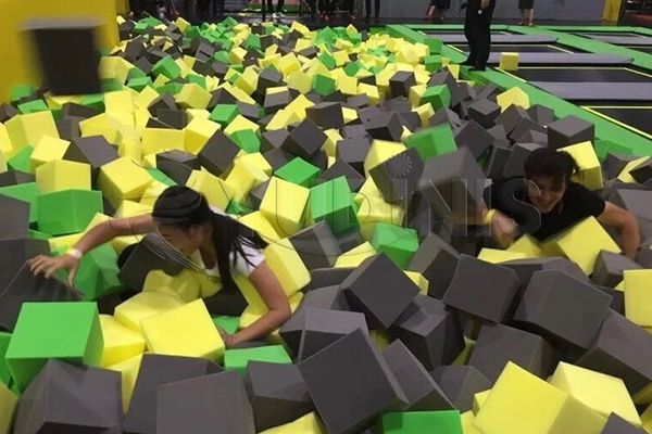 foam pit of trampoline playground for sale