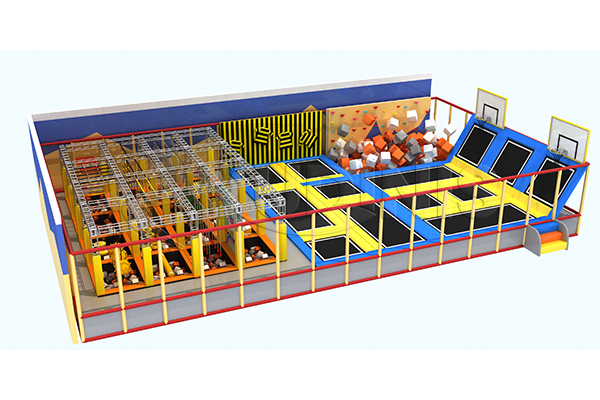 inside trampoline park for sale