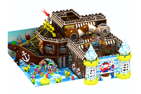 the pirate themed jungle indoor playground for sale